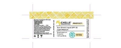Bottle Label (Mych2020 Protect Label 30ml Sun Shield Liquid Tint Lt Med V5 Outlines)